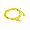 LPATCHCORD KAT.5E UTP 1.5M ŻÓŁTY FLUKE PASSED LANBERG 10-PACK