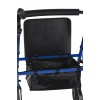 Lightweight aluminium four-wheel rehabilitation walker