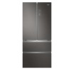 Haier FD 83 Serie 7 HB18FGSAAA Fridge-freezer, double-opening 539 l E Silver, Titanium