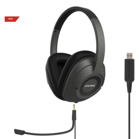 Koss | Headphones | SB42 USB | Wired | On-Ear | Microphone | Black/Grey