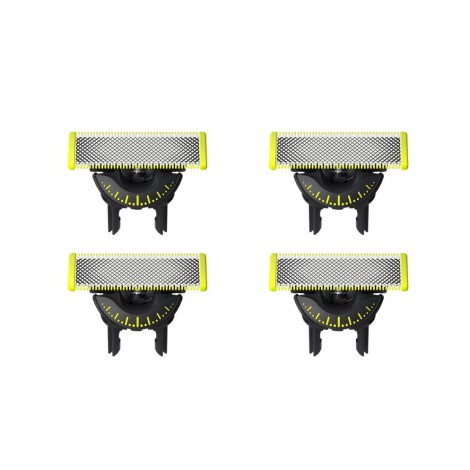 Philips | Replaceable Blade (4 pcs) | OneBlade QP440/50 | Black/Green