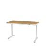 Tuckano Electric height adjustable desk ET119W-C white/oak