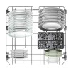 Candy CIP 3E7L0W Fully built-in 13 place settings E
