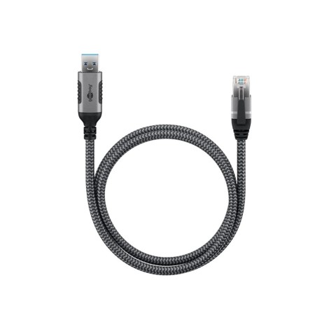 Goobay USB-A 3.0 to RJ45 Ethernet Cable, 1 m | 70299