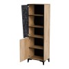 Cama 2D bookcase OVO 50x38xH182.5 oak/concrete