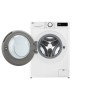 LG | Washing machine with dryer | F4DR510S0W | Energy efficiency class A-10%/D | Front loading | Washing capacity 10 kg | 1400 RPM | Depth 57 cm | Width 60 cm | Display | LED | Drying system | Drying capacity 6 kg | Steam function | Direct drive | White
