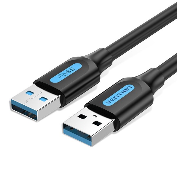 CABLE USB3.0 MALE TO MALE/0.5M BLACK ...