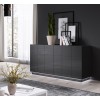 Cama sideboard 2D REJA graphite grey gloss/graphite grey gloss