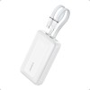 Anker | Power Bank | A1680H21 | 10000 mAh | USB-C 30W, Lightning 27W | Built-In USB-C and Lightning Cables | White