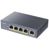 Cudy GS1005P network switch Gigabit Ethernet (10/100/1000) Power over Ethernet (PoE) Grey