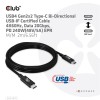 CABLE USB-C TO USB-C 2M/M/M CAC-1575 CLUB3D