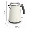 Tefal Collection KI666AE0 electric kettle 1.7 L 2400 W Ivory