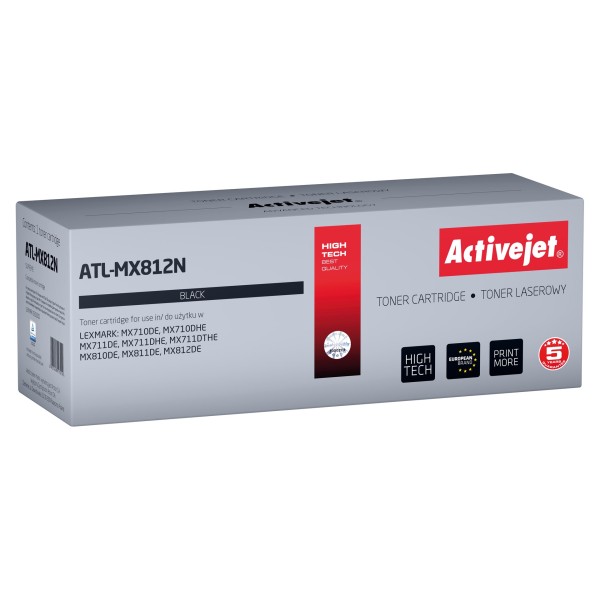 Activejet ATL-MX812N toner (replacement for Lexmark ...