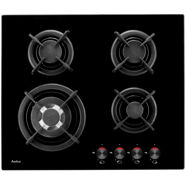 Amica PG6411SR hob Black Built-in Gas ...