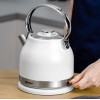 Zelmer ZCK7940 electric kettle 1.5 L 2200 W Stainless steel, White