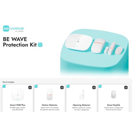 CONTROL PANEL WRL/BEWAVE PROTECTION KIT SATEL