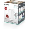 Gorenje | Kettle | K15DWW | Electric | 2200 W | 1.5 L | Plastic + metal | 360° rotational base | White