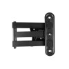 Maclean MC-417 Full Motion TV Monitor Wall Mount 13-32" 30kg max. VESA 100x100 Black Powder Coated Universal Holder Bracket Adjustable Wall Distance Rotating Tilting