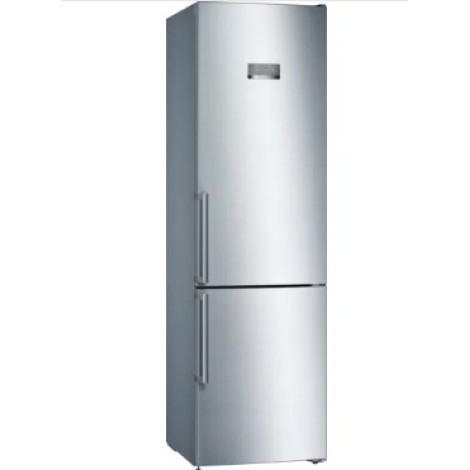 Bosch Serie 4 KGN397IEQ fridge-freezer Freestanding 368 L E Stainless steel