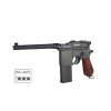 Air rifle pistol Ranger M712 BROOMHANDLE Full Auto Blowback K.4,5 BBS 19-shots KWC