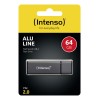 MEMORY DRIVE FLASH USB2 64GB/ANTHRACITE 3521491 INTENSO