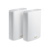 ZenWiFi AX Hybrid (XP4) (2pk White) | 802.11ax | 574+1201 Mbit/s | Ethernet LAN (RJ-45) ports 2 | Mesh Support Yes | MU-MiMO Yes | 1 x USB 3.0