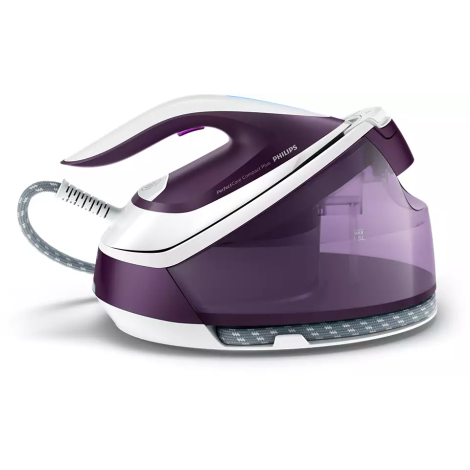 Philips | Ironing System | GC7933/30 PerfectCare Compact Plus | 2400 W | 1.5 L | 6.5 bar | Auto power off | Vertical steam function | Calc-clean function | Purple