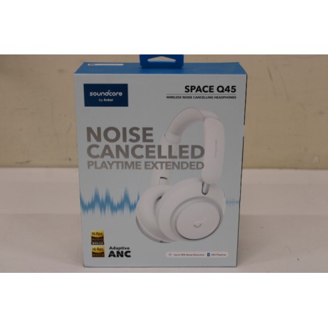 SALE OUT. Anker Soundcore Space Q45 Over-ear Headphones, White | Anker Soundcore | Headphones | Space Q45 | Bluetooth | Over-ear | Microphone | DEMO | Wireless | White