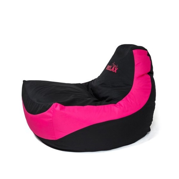 Sako bag pouffe Bolid black-pink XXL ...