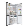 Haier Side by side Refrigerator HCR3818ENMD (467L; dark inox)