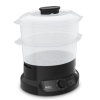 TEFAL | Food Steamer | VC139810 | Black | 800 W | Capacity 6 L | Number of baskets 2