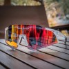 Rockbros SP291 UV400 white photochromic cycling glasses