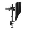 Maclean desk mount for 2 monitors, VESA 75x75 and 100x100, 17-32", 2x 9kg, MC-754N