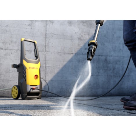 STANLEY SXPW14PE High Pressure Washer with Patio Cleaner (1400 W, 110 bar, 390 l/h) | Stanley 1400 W | 110 bar | 390 l/h