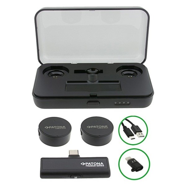 PATONA Premium Professional Lavalier Microphone Set ...