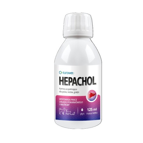 EUROWET Hepachol- supplements for dogs and cats - 125ml