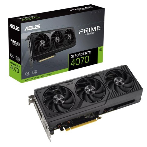 Graphics Card|ASUS|12 GB|GDDR6X|192 bit|PCIE 4.0 16x|Triple slot Fansink|1xHDMI|3xDisplayPort|PRIME-RTX4070-O12G