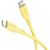 Goobay USB-C Silicone Cable, 1.5 m, yellow