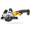 DEWALT DCS571N -XJ portable circular saw 115 mm 18V T-STAK Black, Yellow