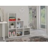 Topeshop STEP BIEL 3X3 living room bookcase