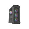 GENESIS IRID 505 ARGB Pc case, Midi tower, 2xUSB 3.0, 2xUSB 2.0, 2x Jack, Black | Genesis