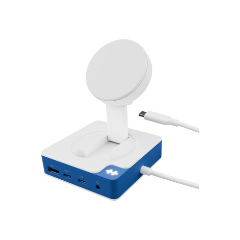Hyper HyperDrive Flex MagCharge USB-C Hub, Blue | Hyper