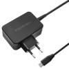 Qoltec 52385 GaN POWER PRO charger | 1xUSB-C | 45W | 5-20V | 2.25-3A | Black