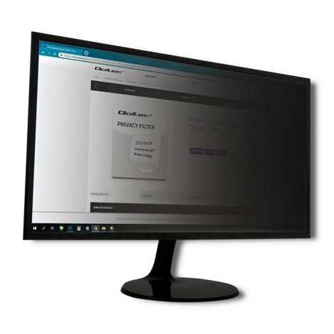 Qoltec 51056 display privacy filters 55.9 cm (22")