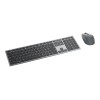 Dell Premier Multi-Device Keyboard and Mouse | KM7321W | Keyboard and Mouse Set | Wireless | Ukrainian | Titanium Gray | 2.4 GHz, Bluetooth 5.0