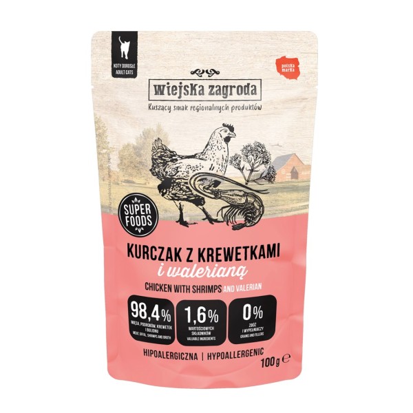 WIEJSKA ZAGRODA Chicken with Shrimps and ...
