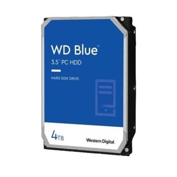 HDD|WESTERN DIGITAL|Blue|4TB|SATA|256 MB|5400 rpm|3, 5