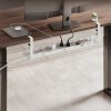 Maclean under-desk cable organizer, max. load 5kg, max. 728mm, white, MC-103 W