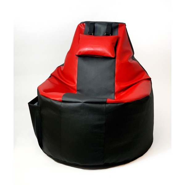 Player sack Sako pouffe black-red XXL ...