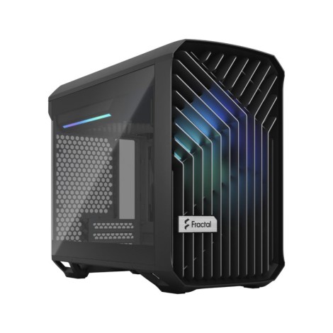 Fractal Design | Torrent Nano RGB TG Light Tint | Side window | Black | ATX